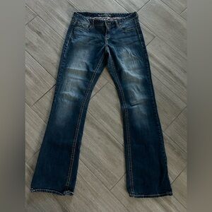 Maurices Dark Blue Boot Cut Jeans